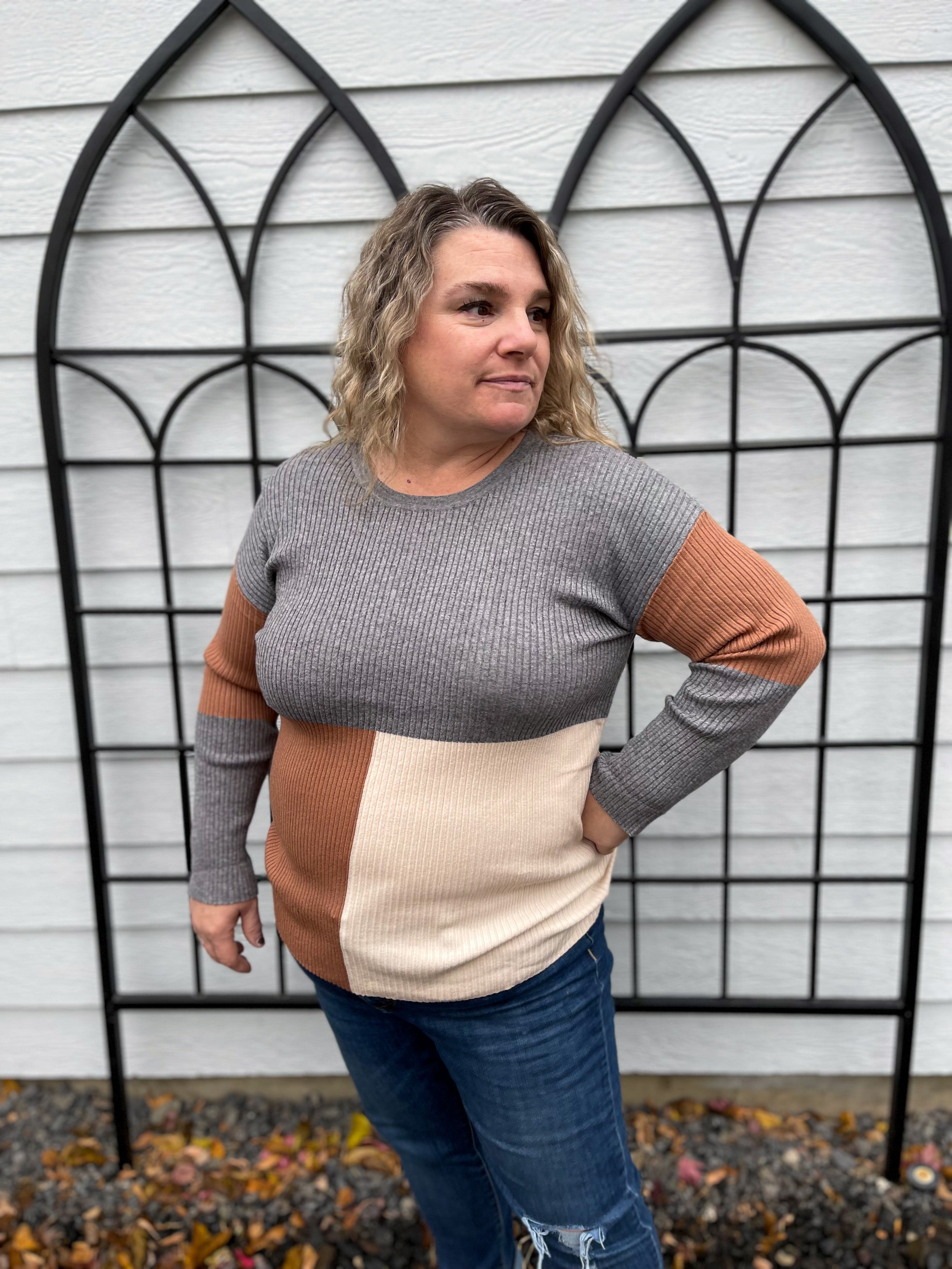 Brittainy Colorblock Sweater