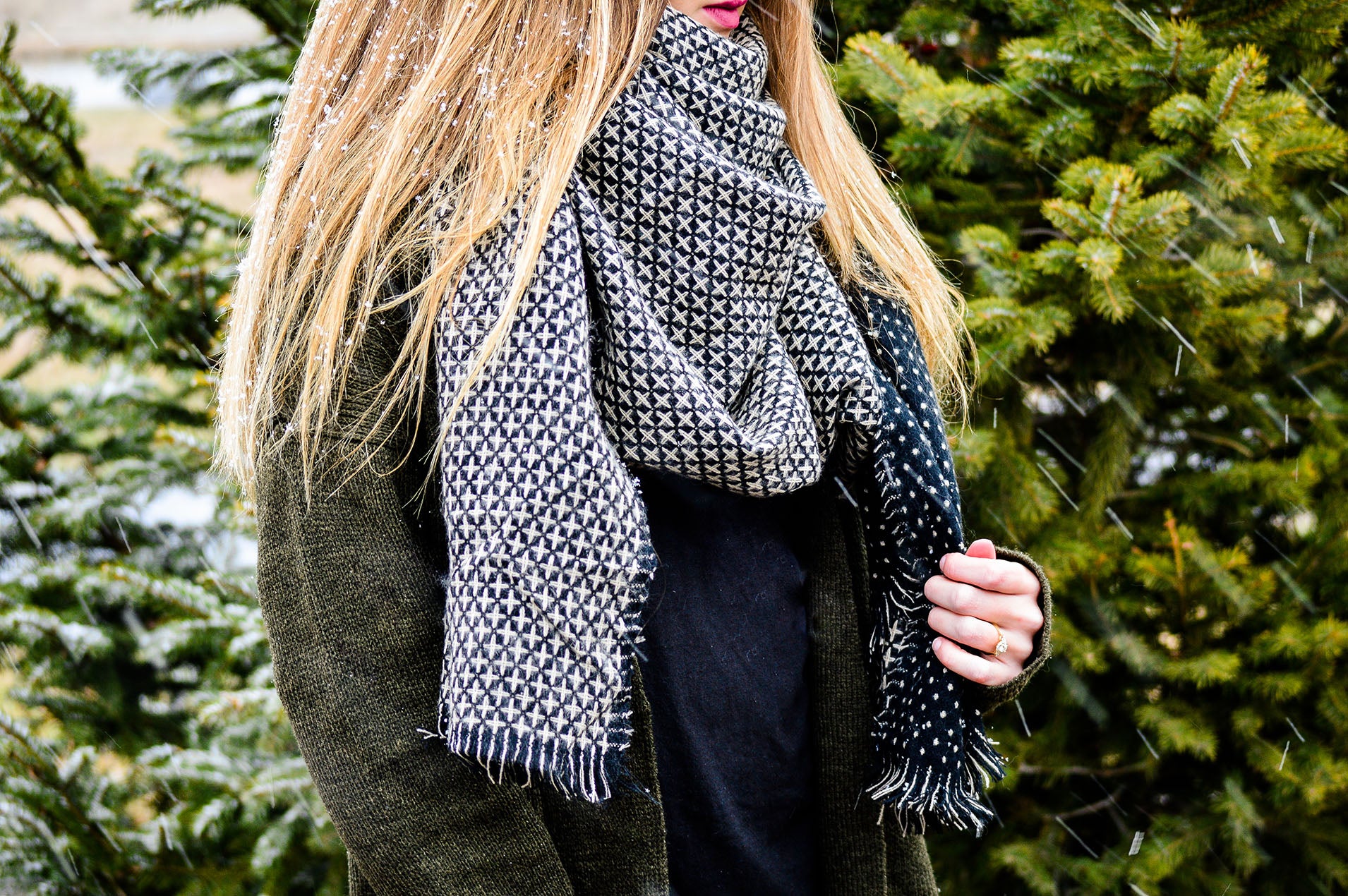 On the Dot Blanket Scarf