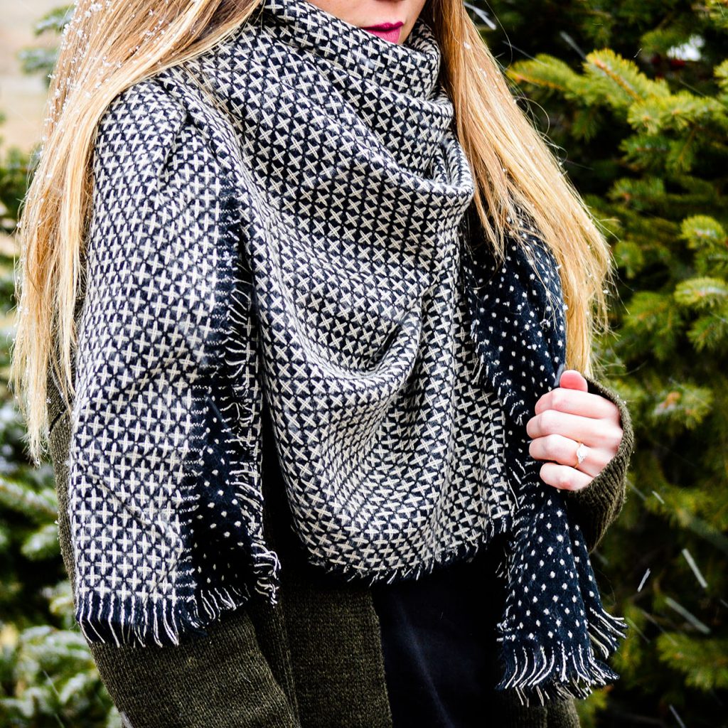 On the Dot Blanket Scarf